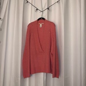 Oversized low cut H&M sweater